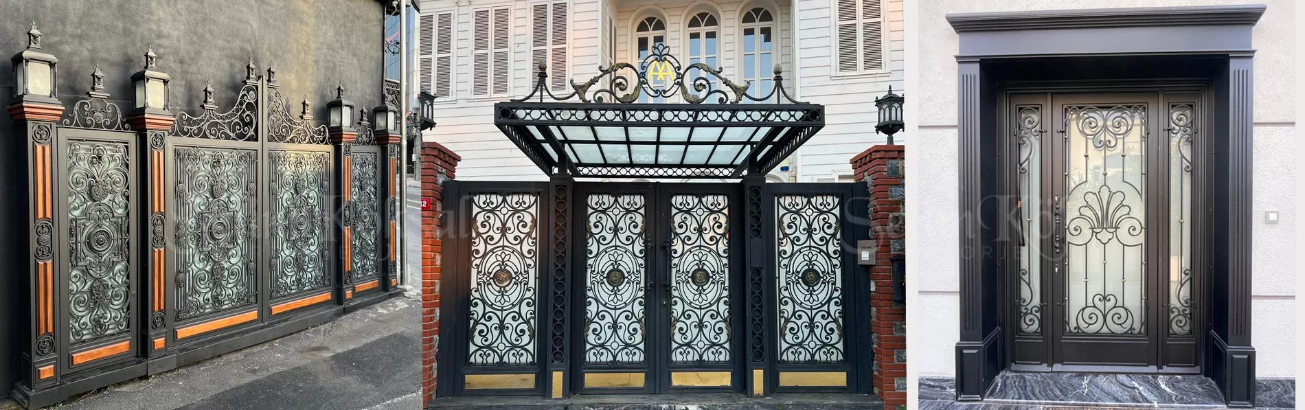BAHÇE KAPISI MODELLERİ - BAHÇE GİRİŞ KAPILARI - FERFORJE BAHÇE KAPISI