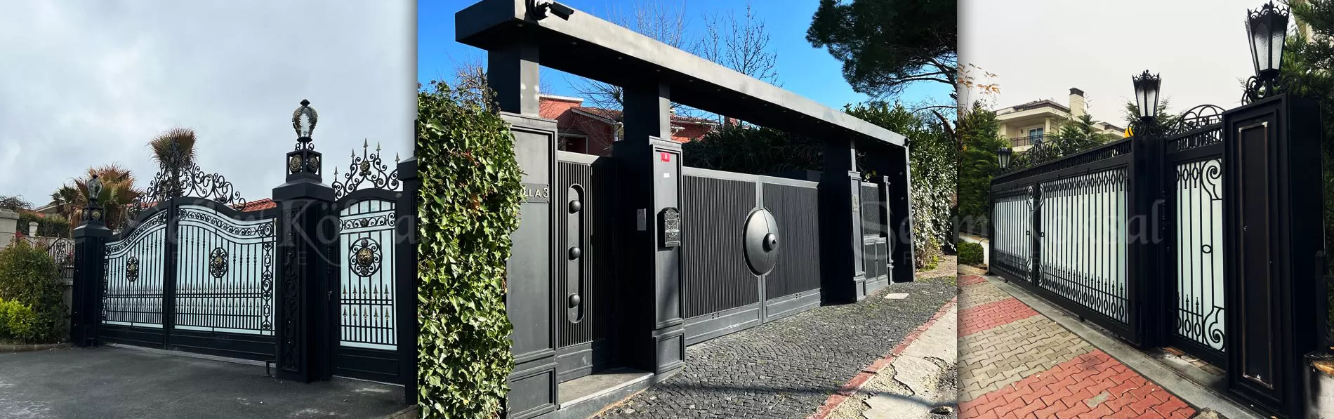 SÜRGÜLÜ GARAJ KAPILARI - RAYLI GARAJ KAPILARI - DEMİR GARAJ KAPISI